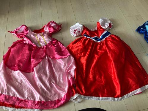 Verkleedkleding Efteling Prinses en Roodkapje jurken 134, Kinderen en Baby's, Carnavalskleding en Verkleedspullen, Gebruikt, Meisje