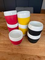 Bodum mokken - 4 grote, 3 kleine, Huis en Inrichting, Keuken | Servies, Gebruikt, Ophalen of Verzenden, Glas, Effen