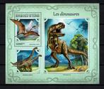 guinee 2017 pf blok dinosaurussen prehistorie 2, Ophalen of Verzenden, Postfris, Sport