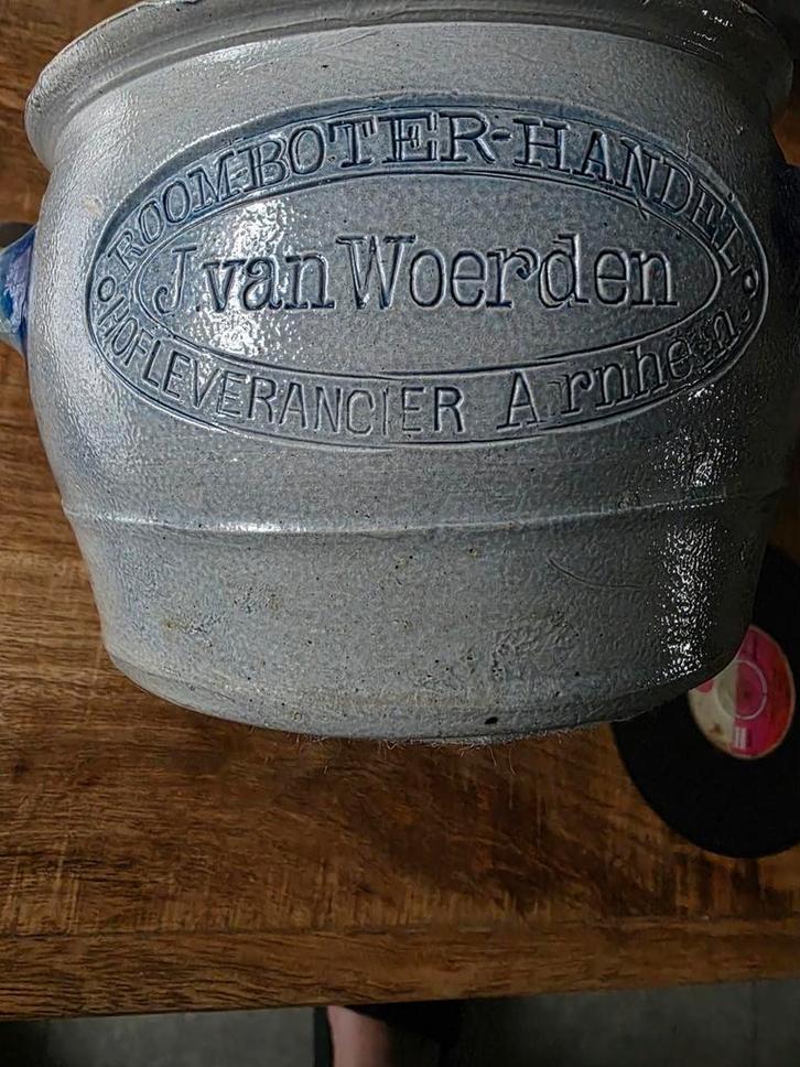 Keulse Potten - Reclame & Margarine Tekst, Antiek en Kunst, Antiek | Keramiek en Aardewerk, Ophalen of Verzenden