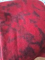 Mooie gemêleerde wol voor winterjas - 2 kanten!, Rood, 100 tot 150 cm, Winterjas, Ophalen of Verzenden