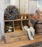 Houten gruttersbak met lade Nieuw, Antiek en Kunst, Curiosa en Brocante, Ophalen of Verzenden
