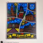 Glas in lood stad Almelo, Ophalen of Verzenden
