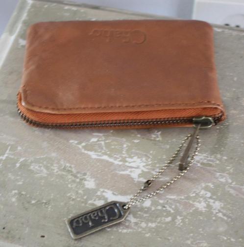 bruine leren portomonee, Sieraden, Tassen en Uiterlijk, Portemonnees, Zo goed als nieuw, Bruin, Ophalen of Verzenden