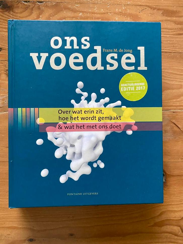 Ons voedsel - Frans M de Jong, Boeken, Kookboeken, Gelezen, Nederland en België, Ophalen of Verzenden