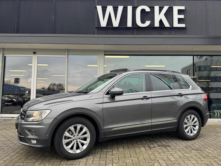 Volkswagen Tiguan 1.4 TSI ACT DSG Panorama 360 Camera Leder, Auto's, Volkswagen, Bedrijf, Te koop, Tiguan, 360° camera, ABS, Achteruitrijcamera