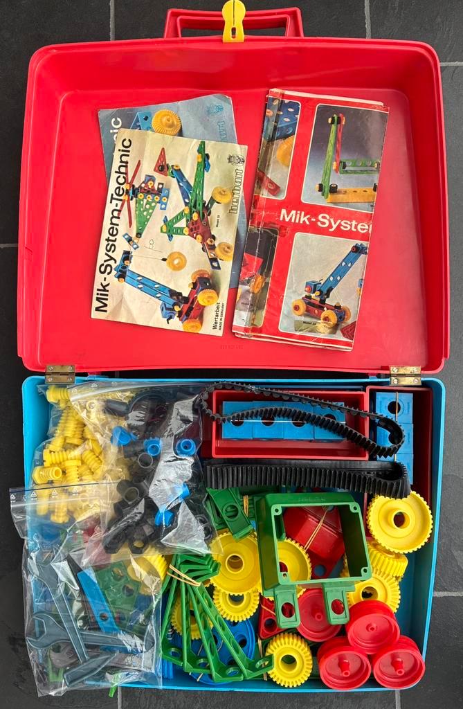 Herbart constructiespeelgoed vintage. Nrs 7020 en 7180, Kinderen en Baby's, Speelgoed | Bouwstenen, Gebruikt, Overige merken, Ophalen of Verzenden