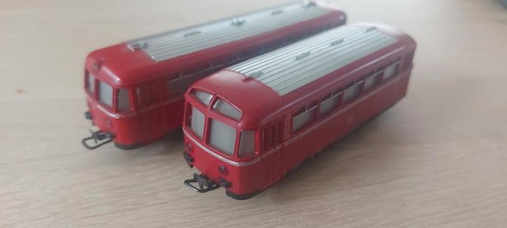 2 delige Märklin DB Schienenbus artikelnummer 3016+4018, Hobby en Vrije tijd, Modeltreinen | H0, Zo goed als nieuw, Wagon, Wisselstroom