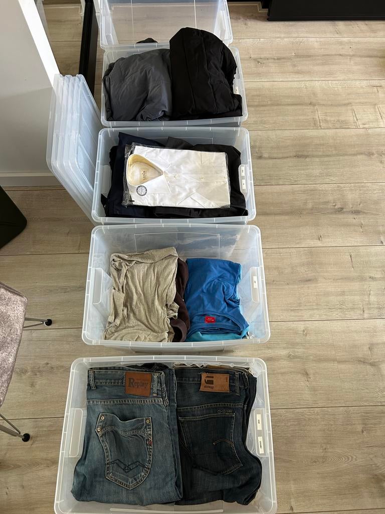 Opkoper gezocht: Herenkleding in bulk, Ophalen, Gedragen, Overige maten