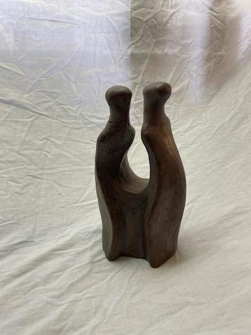 Houten Sculptuur - Abstracte Figuren beschikbaar voor biedingen