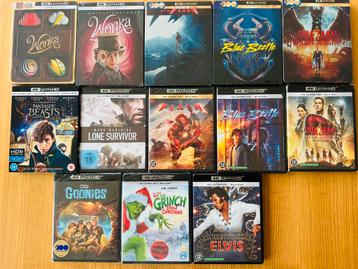 4K UHD Blurays / Steelbooks - nieuw - zie advertentie beschikbaar voor biedingen