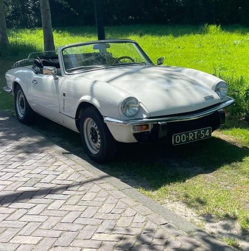 Triumph Spitfire 1.5 US 1977 Wit, Auto's, Triumph, Particulier, Spitfire, Benzine, Cabriolet, Handgeschakeld, Origineel Nederlands