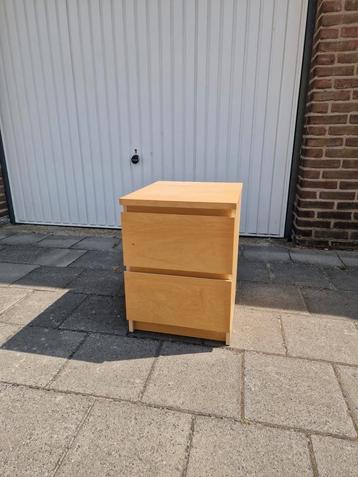 Ikea malm 2 lades bruin ladekast