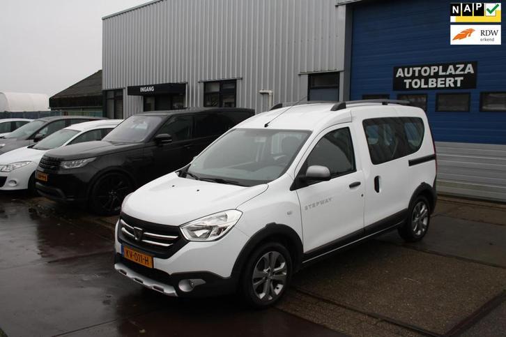 Dacia Dokker 1.2 TCe S&S Stepway *BJ'17*AIRCO*, Auto's, Dacia, Bedrijf, Te koop, Dokker, ABS, Airbags, Airconditioning, Bluetooth