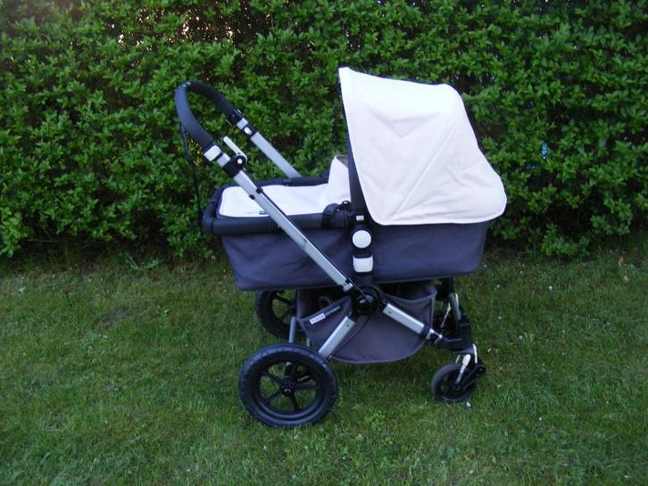 Bugaboo Cameleon Combikinderwagen Antraciet – Off White, Kinderen en Baby's, Kinderwagens en Combinaties, Gebruikt, Combiwagen