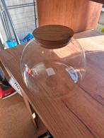 Grote glazen pot met kurken deksel, Ophalen, Zo goed als nieuw