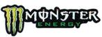 Monster Energy metallic sticker #4, Motoren, Accessoires | Stickers, Ophalen of Verzenden