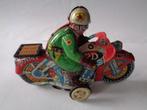 Oude blikken P.D. Police No.7 Motorcycle.  Wind-up, jr'60s, Ophalen of Verzenden