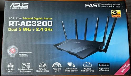 ASUS RT-AC3200 - router, Computers en Software, Routers en Modems, Zo goed als nieuw, Router, Ophalen of Verzenden