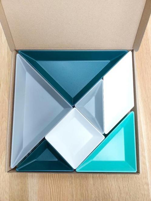 Koziol Tangram Ready 7 delig schalenset(kunststof), Huis en Inrichting, Keuken | Keukenbenodigdheden, Nieuw, Ophalen