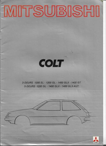 Brochure Mitsubishi Colt, 3- en 5-deurs, 1981 (NL).