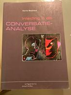 Inleiding in de Conversatie-analyse - Harrie Mazeland, Ophalen of Verzenden, Alpha, Gelezen, HBO
