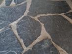 antraciet leisteen flagstones Mystic Black € 27,95 p/m2, Ophalen, Nieuw, Natuursteen, Terrastegels