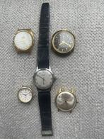 Bundel 5x vintage horloges Heren, Overige merken, Overige materialen, Polshorloge, Ophalen of Verzenden
