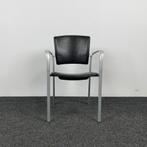 Vergaderstoel ENEA - Zwart Leer 22521, Ophalen, Gebruikt, Zwart, Leer