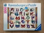 Puzzel Drakenalfabet (Ravensburger), Ophalen of Verzenden, 500 t/m 1500 stukjes, Gebruikt, Legpuzzel