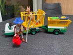 Playmobil Dierentuinauto en kangoeroe 3242, Ophalen of Verzenden, Zo goed als nieuw, Complete set