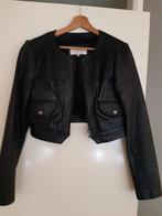 Jasje/bolero echt leer, Kleding | Dames, Ophalen of Verzenden, Zo goed als nieuw, Zwart