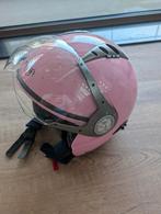 Roze helm maat XS met zonnebril, Fietsen en Brommers, Brommerhelmen, Ophalen of Verzenden, Gebruikt, Extra small of kleiner, Koji