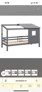 Bed met opzetdak ‘Ties’ leenbakker, Gebruikt, Eenpersoons, 160 tot 180 cm, Ophalen of Verzenden