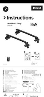 Thule dakdragers, Auto diversen, Dakdragers, Ophalen, Zo goed als nieuw