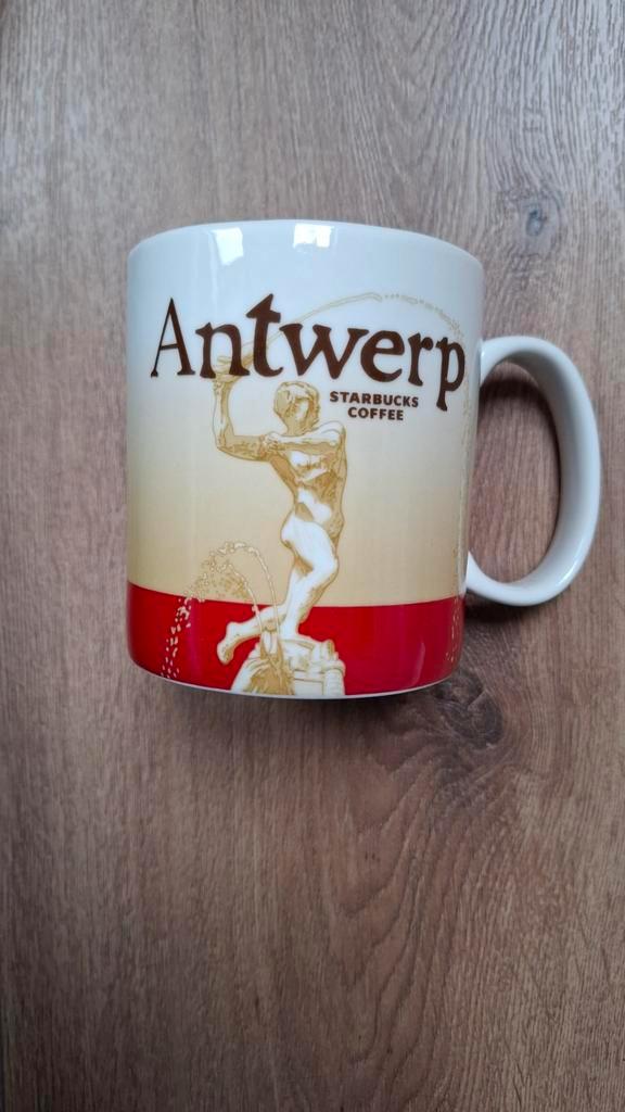 Starbucks Global Icon City Mug - Antwerpen, Huis en Inrichting, Keuken | Servies, Zo goed als nieuw, Kop(pen) en/of Schotel(s)