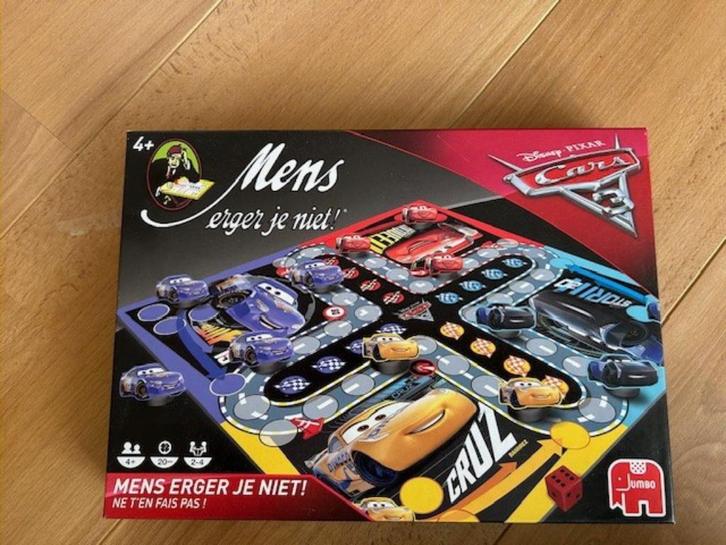 Mens erger je niet Cars, Hobby en Vrije tijd, Gezelschapsspellen | Bordspellen, Zo goed als nieuw, Ophalen of Verzenden
