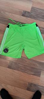 Adidas ajax korte broek maat L, Ophalen of Verzenden, Zo goed als nieuw, Blauw, Voetbal