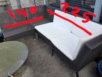 Mooie wicker loungeset, Tuin en Terras, Ophalen, Gebruikt, 3 zitplaatsen, Loungeset