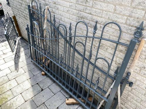 Sierhek poort, Tuin en Terras, Tuinpoorten, Zo goed als nieuw, Draaipoort, Staal, 100 tot 150 cm, 200 cm of meer, Ophalen