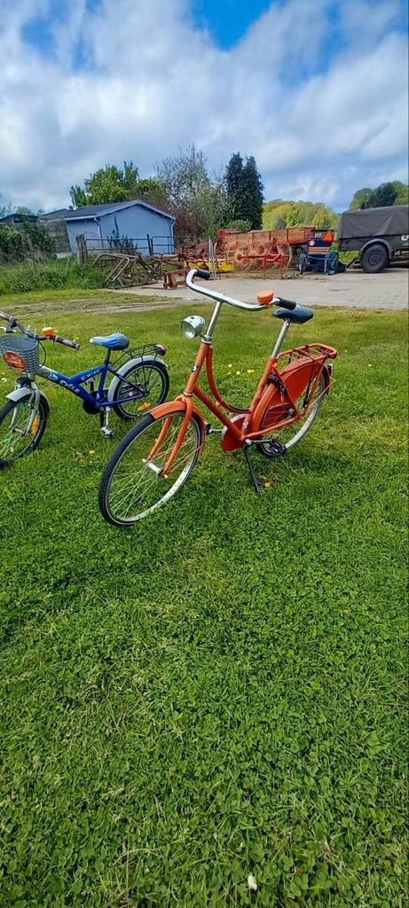 Oranje fiets, Fietsen en Brommers, Fietsen | Driewielfietsen, Gebruikt, Ophalen