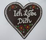 Handgeschilderd houten bord Lebkuchen / Valentijnsdag Kerst, Ophalen of Verzenden, Nieuw