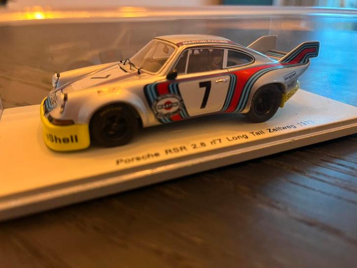 Porsche RSR 2.8 #7 Long Tail Zeltweg 1973 Spark 1:43 S3425, Hobby en Vrije tijd, Modelauto's | 1:43, Zo goed als nieuw, Auto, Overige merken