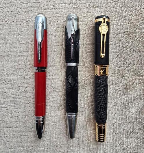 3X Prachtige MontBlanc Rollerbal Pennen Nieuw en Ongebruikt, Verzamelen, Pennenverzamelingen, Nieuw, Balpen, Mont Blanc, Ophalen of Verzenden