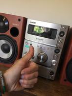 Vintage Sony CMT-CPZ1 DAB HiFi Book Shelf Stereo mini + Spea, Ophalen, Gebruikt, Cd-speler, Microset