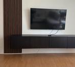 TV-meubel BESTÅ + lattenwand (walnoot) – zo goed als nieuw!, Huis en Inrichting, Ophalen, Zo goed als nieuw, Minder dan 150 cm