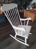 Vintage schommelstoel wit, Antiek en Kunst, Antiek | Meubels | Stoelen en Banken, Ophalen