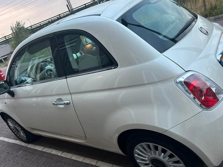 Fiat 500 1.2 C 2009 Wit, Auto's, Fiat, Particulier, Airbags, Airconditioning, Bluetooth, Centrale vergrendeling, Elektrische ramen