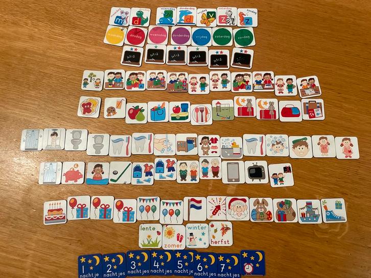 Magnetische Pictogrammen voor Planbord, Kinderen en Baby's, Speelgoed | Educatief en Creatief, Nieuw, Taal en Lezen, Ophalen of Verzenden