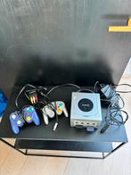 Nintendo GameCube Zilver met Controller, Spelcomputers en Games, Spelcomputers | Nintendo GameCube, Gebruikt, Ophalen of Verzenden